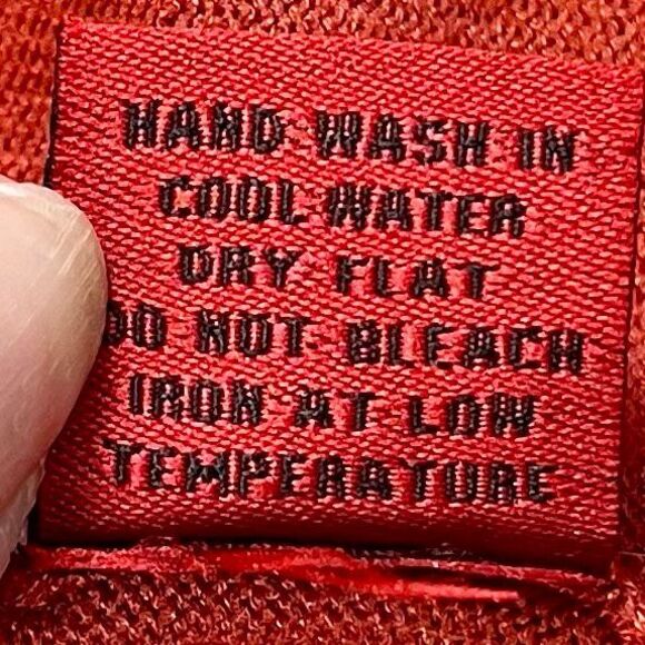 Red Woman Reddish Orange Open Front Knit Cardigan 3X - Picture 10 of 10